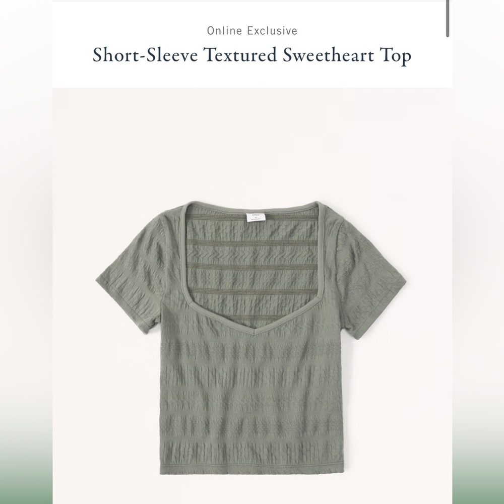 NWT Abercrombie green top